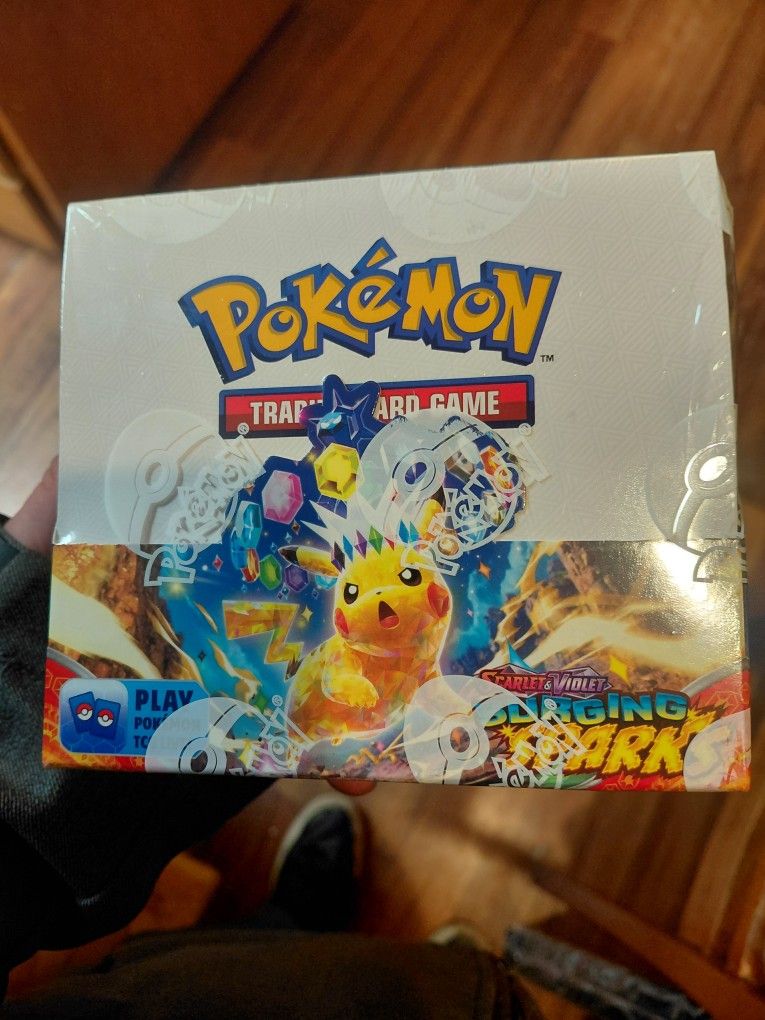 2 Surging Sparks Sealed Booster Box Pokemon Tcg New