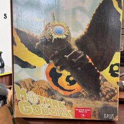 X-plus Mothra Godzilla 12”tall Almost 2feet With Wings New Resin