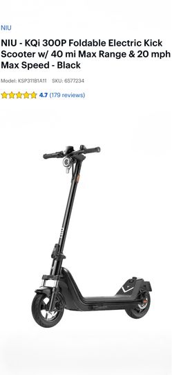 Electric scooter