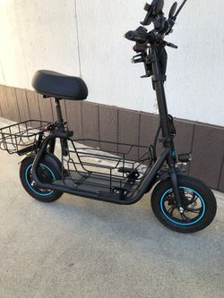 Gyroor C1S Cargo Electric Scooter with Seat & Upgrades – Great Condition!