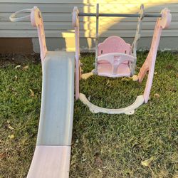 Baby Toddler Slide and Swing Set