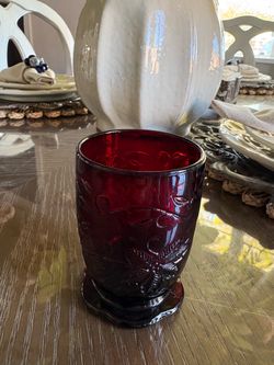 PRINCESS HOUSE FANTASIA SMALL RUBY RED GLASS