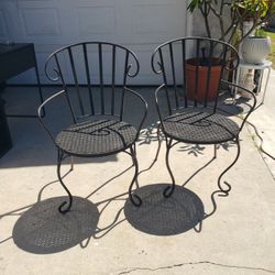 Wrought Iron Patio Chairs 