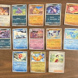 Pokémon 151 Reverse Holo Cards 