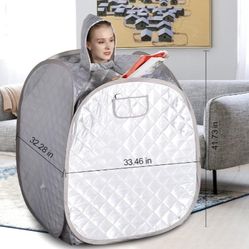 sauna box portable brand new full body mask for one person, for home use,