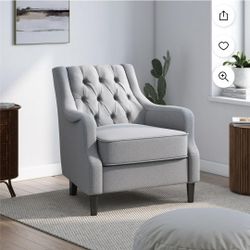 New Inbox Accent Chair Linen Gray 2 Available $165 Each