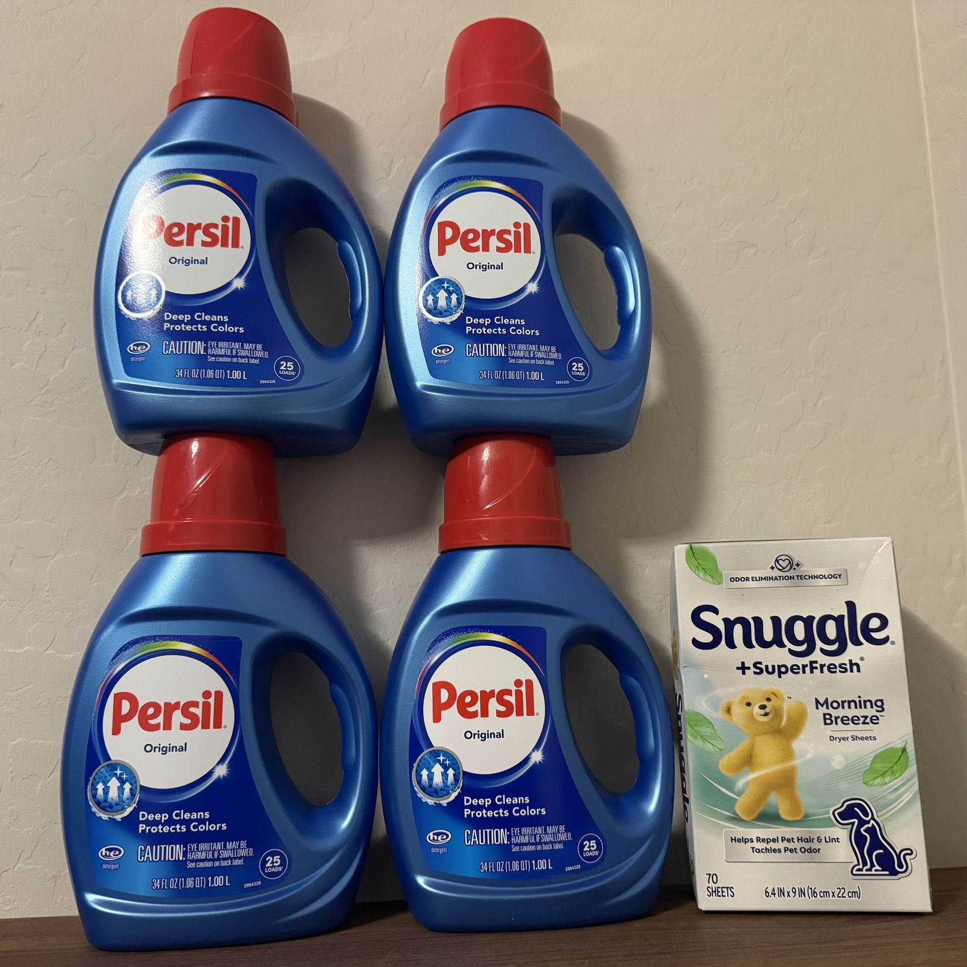 Persil Snuggle Laundry Detergent Bundle