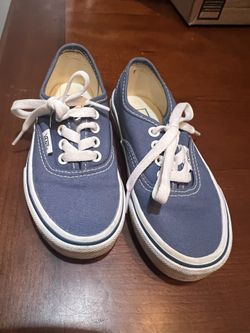 Kids Navy Blue Vans
