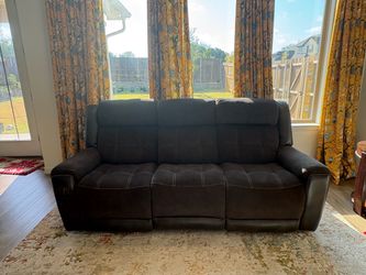 Dark Brown 3-Seat Recliner Sofa