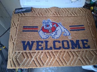Fresno state bulldogs outdoor mat
