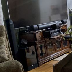 TV console / or Buffet Table / Book Case