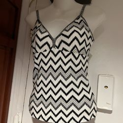 missoni top logo tank 