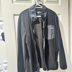 stussy fleece zip up sweater 