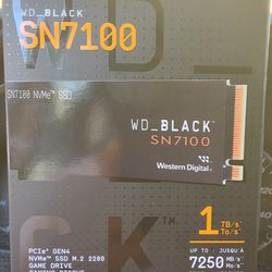WD BLACK SN7100  NVMe SSD 1 TB     PCIe GEN 4