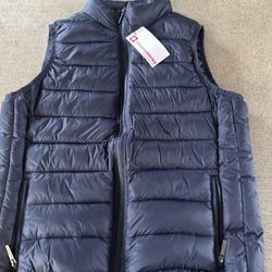  Alpine Swiss Navy Jodie Womens XL Puffer Vest Lightweight Packable Down Alternative Vest Jacket NWT