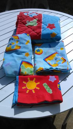 Toddler Size Blues Clues 4 Piece Bedding Set