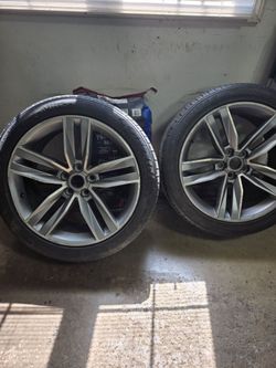 20 inch Camaro split spoke rims with tires