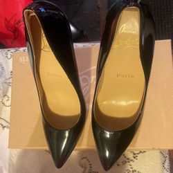 Christian Louboutin So Kate Patent Pointed Toe Red Sole Pump