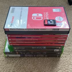 Various Switch And Xbox Games