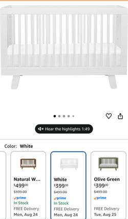 Like new hudson crib