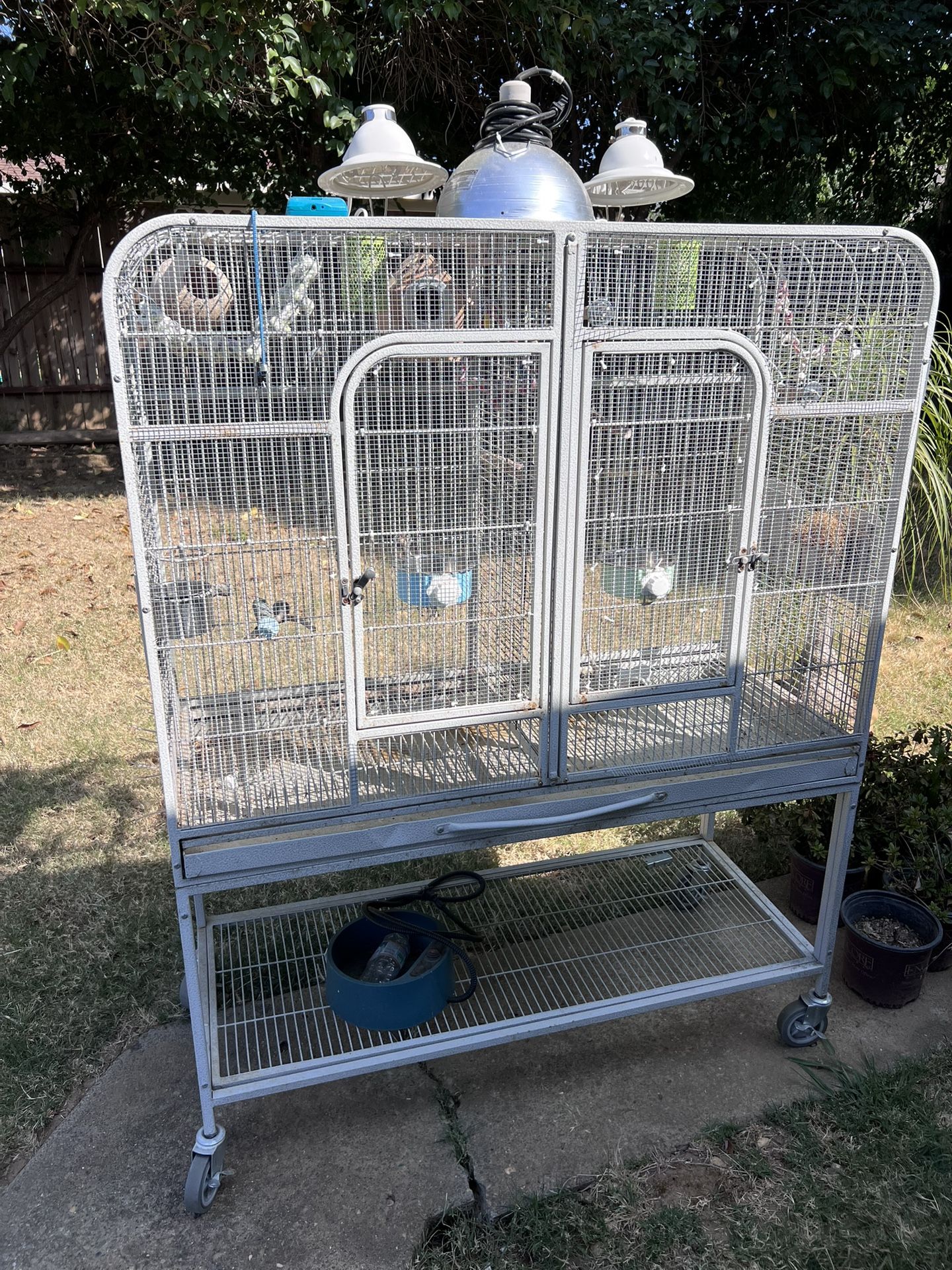 Bird Double Cage 