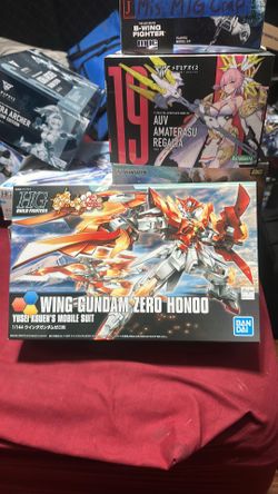 UNBUILT HG wing gundam zero honoo
