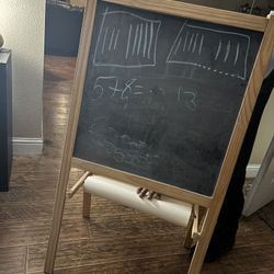 Paint And Chalkboard Easel 
