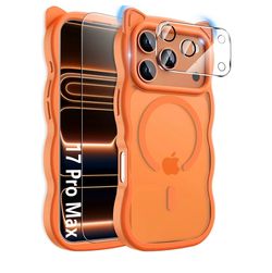 3 in 1 Magnetic for iPhone 17 Pro Max Cute Car Ear Case