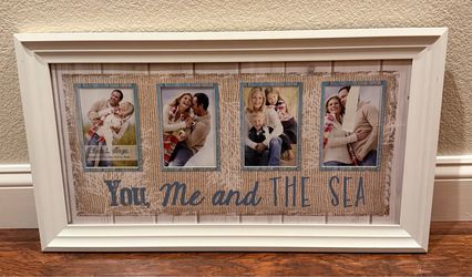 Picture frame collage wall decor