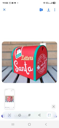 Letters to Santa Christmas Mailbox