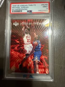 1996 UD Jordan tribute PSA 9