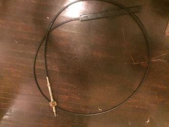 Teleflex steering cable and helm