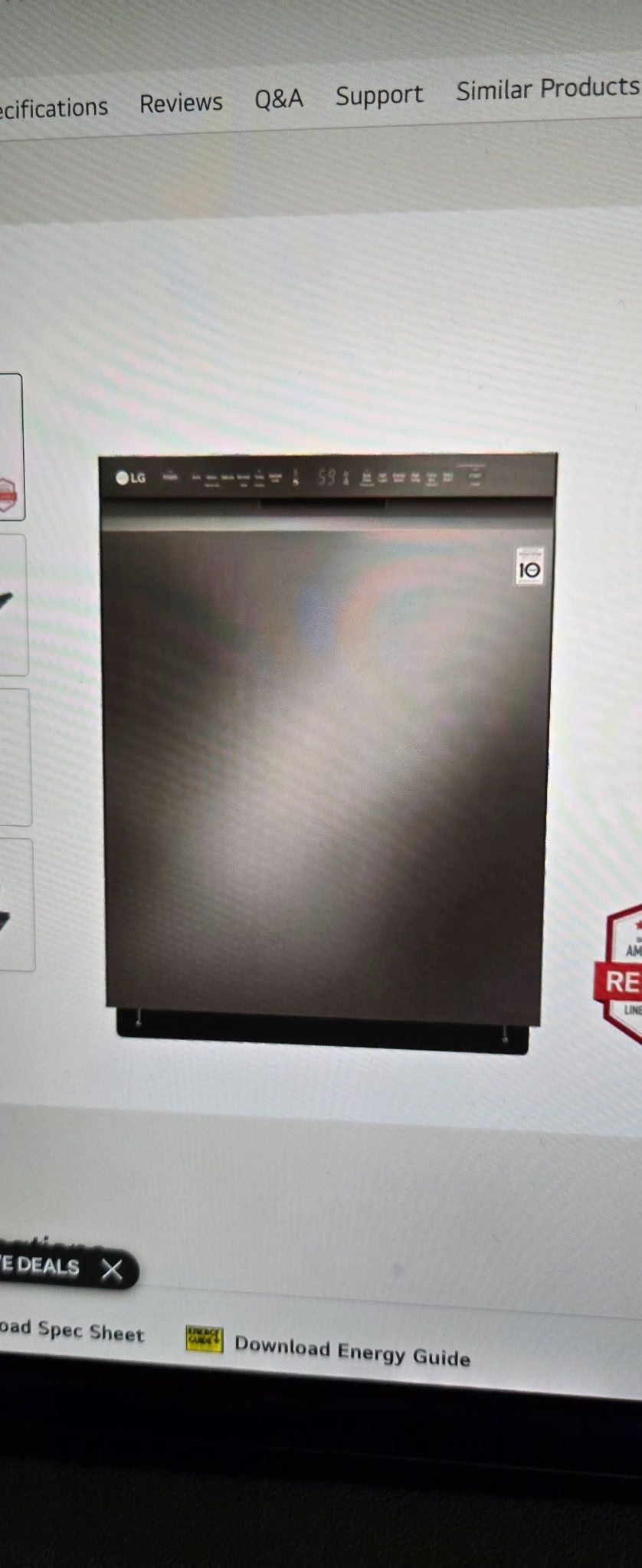 LG Dishwasher