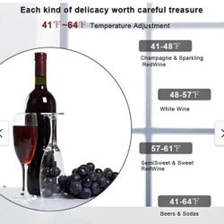 115V /60Hz 1.8Cu.Ft/2.8Cu.Ft Compressor Wine Cabinet Wine Rack