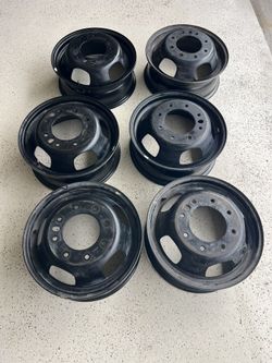 Dodge Ram 3500 17 Inch Black 6 Rims