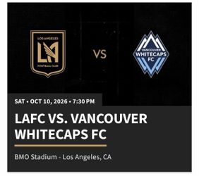 LAFC vs Vancouver 3 tickets available