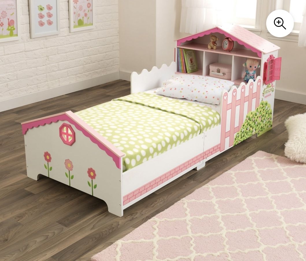 KidKraft Wooden Dollhouse Toddler Bed
