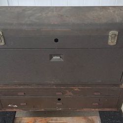 Kennedy Machinist Tool Chest — 2 Stacked Units, Felt-Lined Drawers