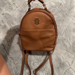 Tommy Hilfiger Brown Mini Backpack