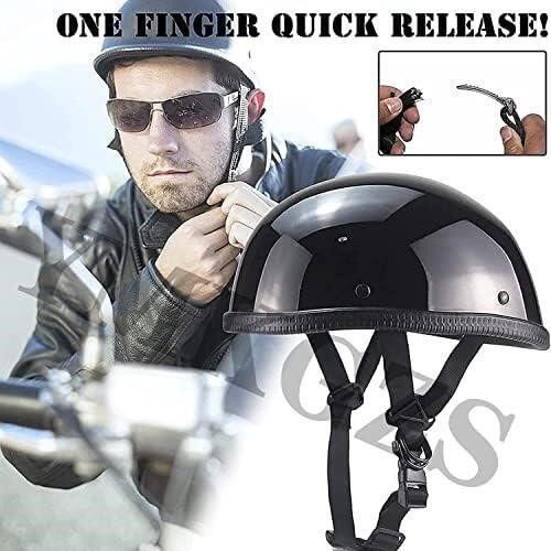 Xxl Motorcycle Scooter Bike Half Helmet Dot Approved
