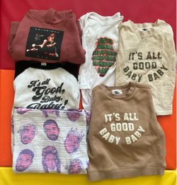 Kids 2T-3T 90s Hip Hop Clothing Bundle- Biggie, Tupac + Little Homies brand