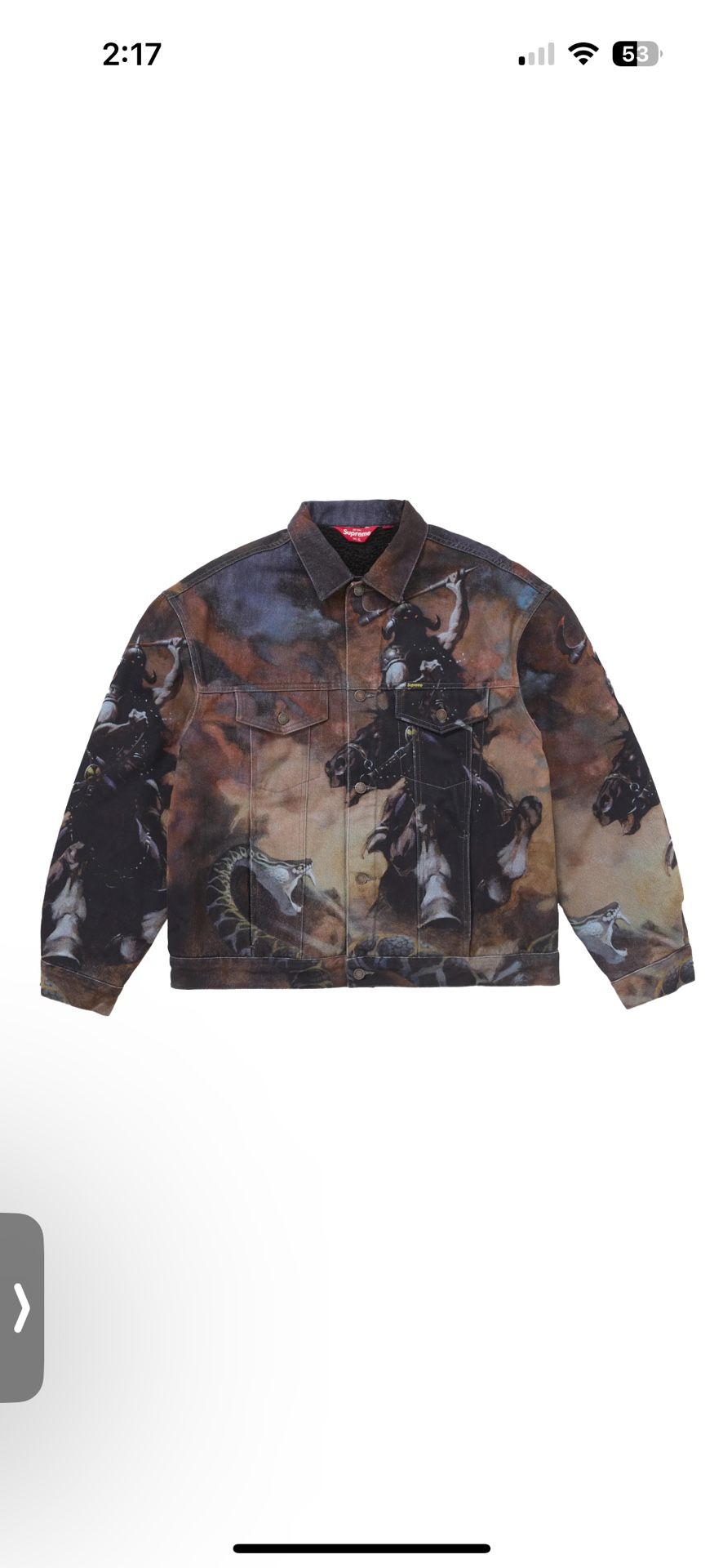 Supreme x Frazetta Trucker jacket medium