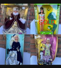Barbie Dolls, New In Box