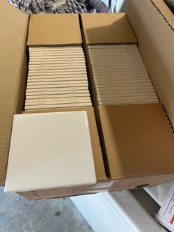 Free White tile new box of 100 🆓