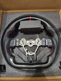 BRAND NEW 2015-2021 SUBARU WRX / STI Real Carbon Fiber Steering Wheel