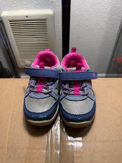 Stride Rite 360 Artin 2.0 Sneakers – Toddler 7M – Blue/Pink/Silver – Fits Wide Feet