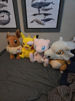 Jumbo Pokémon Plushes