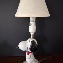 Vintage Snoopy Lamp