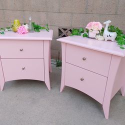 Beautiful Pink Nightstands