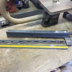 Vintage Craftsman Tablsaw Fence And Rails Off A 20" Deep Table Saw